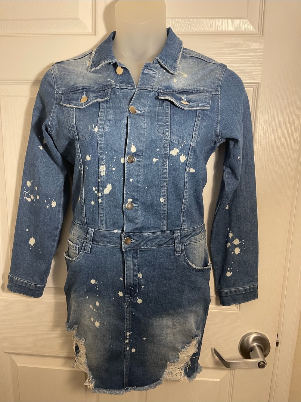 Fashion Nova… Do Some Damage Distressed Mini Dress. Brand New!